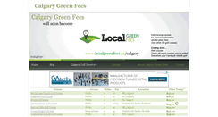 Desktop Screenshot of calgarygreenfees.com